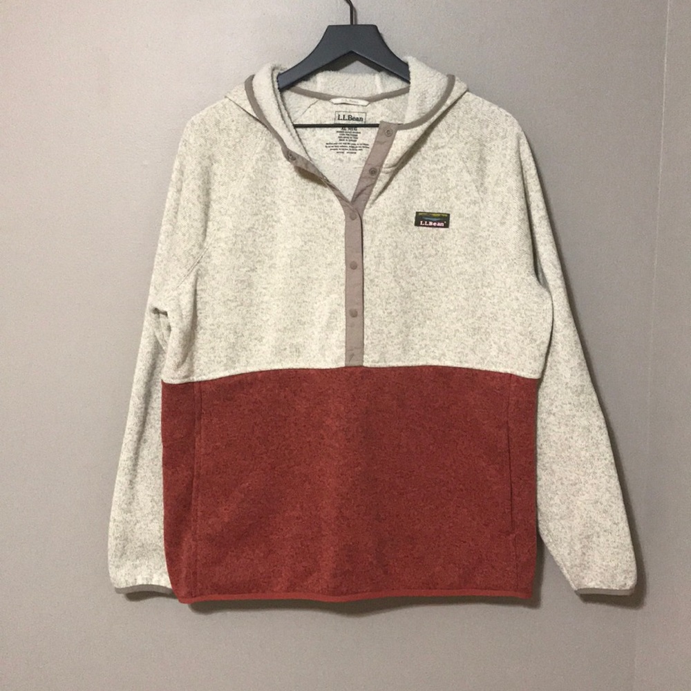 L.L. Bean Hooded Sweater Fleece